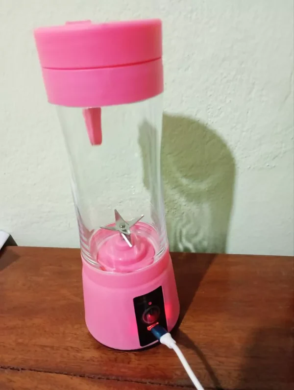 SH04 - Mini Liquidificador 6 Lâminas Portátil Recarregável Micro Usb-H1 - Imagem 6
