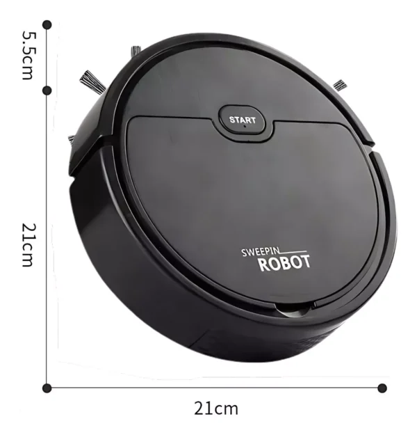 SH05 - Robô Varredora/Aspirador De Pó Automática 3 Em 1 Limpeza Doméstica Robótico Inteligente E Silencioso - Imagem 5