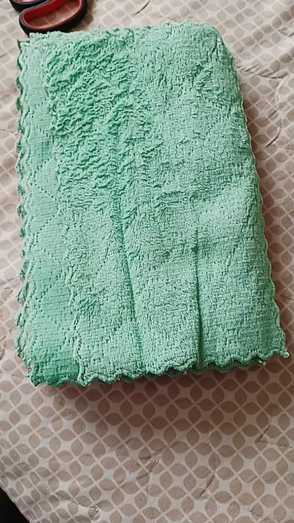 SH25 -  Pano De Limpeza Alta Qualidade Pano Super Absorvente Microfibra Para Toalha De Limpeza Limpar De Cozinha - Imagem 2