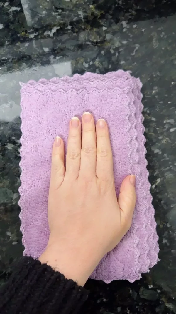 SH25 -  Pano De Limpeza Alta Qualidade Pano Super Absorvente Microfibra Para Toalha De Limpeza Limpar De Cozinha - Imagem 8