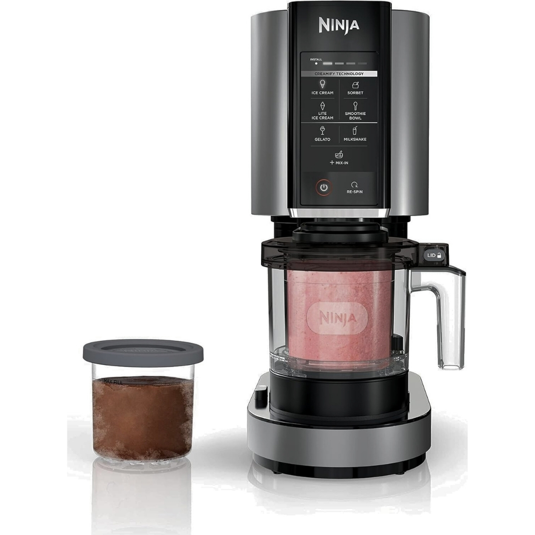 Ninja Creami Sorveteira 220v - Máquina de sobremesa geladas para Gelato, Milkshakes, Sorvetes, Tigelas de Smoothie
