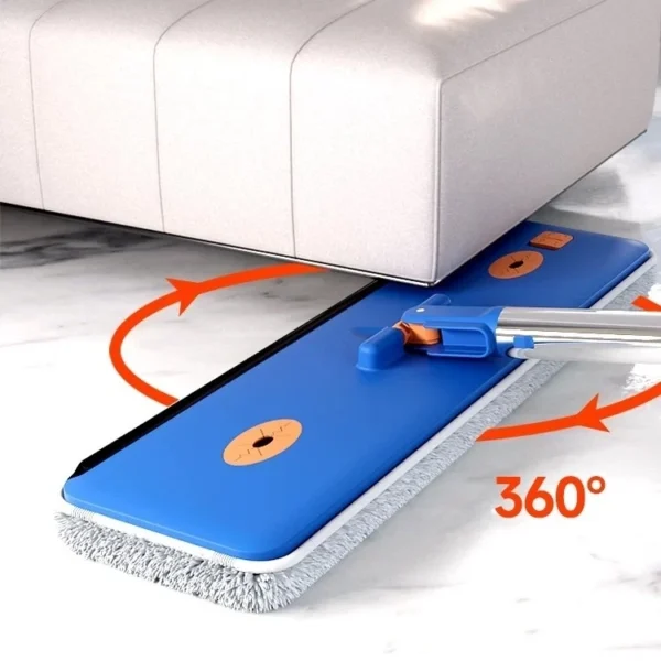 SH30 - Conjunto De Esfregão E Balde Dobrável De Microfibra Com Raspador De Desaguamento - Imagem 4
