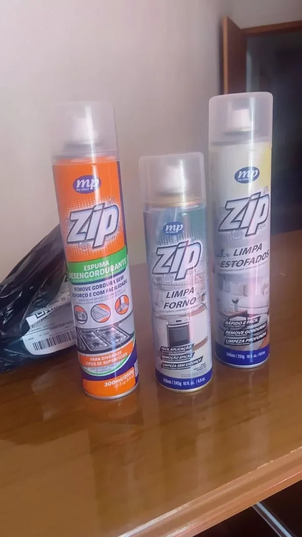SH31 - Kit Produtos Mais Vendidos Zip Clean Limpa Estofados + Limpa Fornos + Espuma Desengordurante - Imagem 9