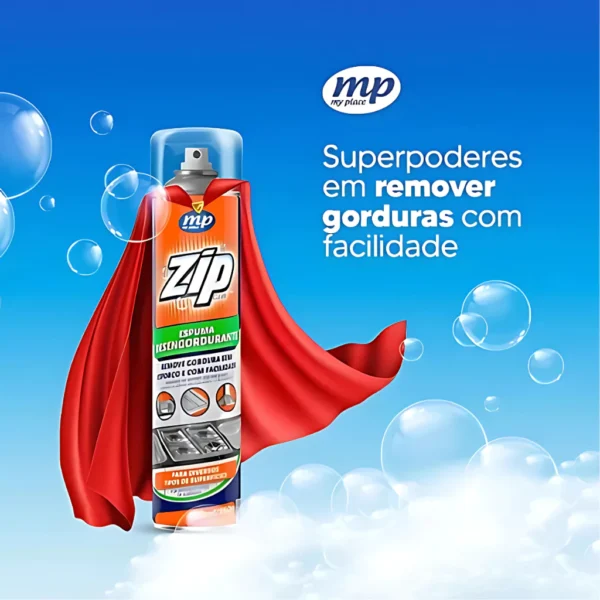 SH31 - Kit Produtos Mais Vendidos Zip Clean Limpa Estofados + Limpa Fornos + Espuma Desengordurante - Imagem 6