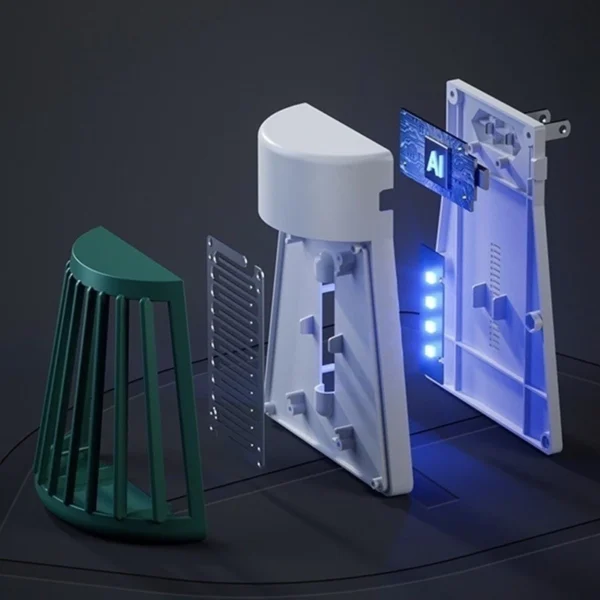 SH39 - Lâmpada Elétrica 1200 mAh Mata Mosquitos Com Luz UV Usb Recarregável Armadilha Para Insetos - Imagem 5
