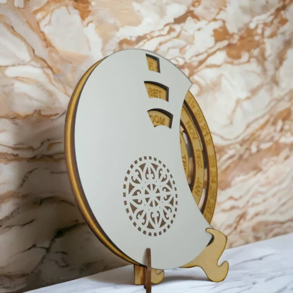 SH41 - Calendário Permanente de Mesa Decorativo em MDF - Imagem 2