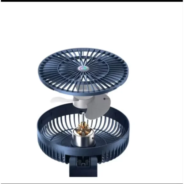 SH43 - Ventilador De Parede Dobrável Recarregável - Imagem 2