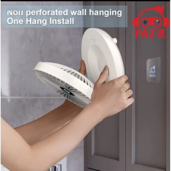 SH43 - Ventilador De Parede Dobrável Recarregável - Imagem 4