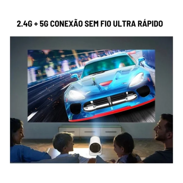 SH80 - Projetor 4K HD 150 Polegadas Wifi HY300 Pro Magcubic - Imagem 3