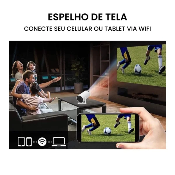 SH80 - Projetor 4K HD 150 Polegadas Wifi HY300 Pro Magcubic - Imagem 4