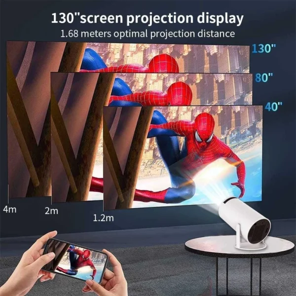 SH80 - Projetor 4K HD 150 Polegadas Wifi HY300 Pro Magcubic - Imagem 6