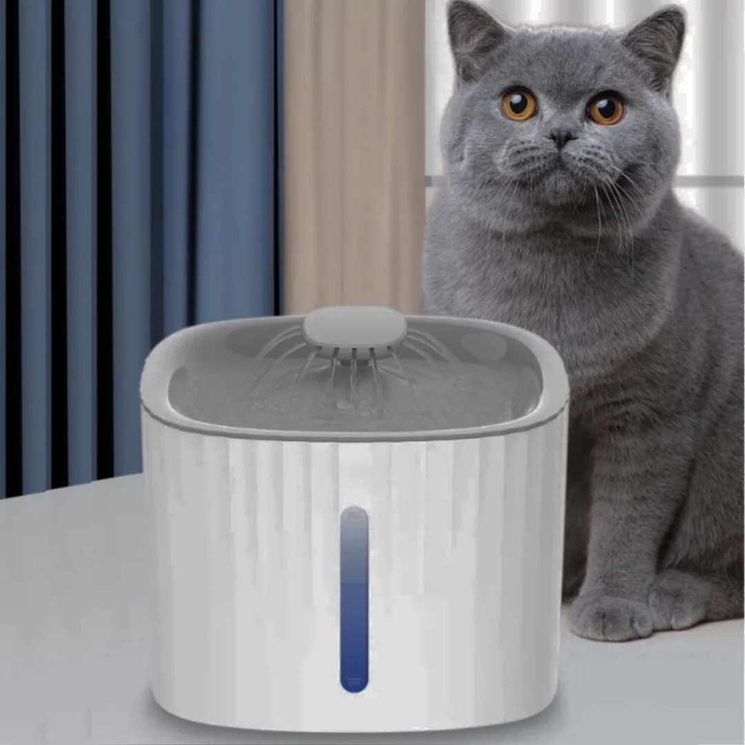 Bebedouro Fonte de Água Elevado Automático Com Filtro 3 Estágios Para Pet Cachorro Gato 3 Litros