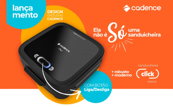 SH104 - Sanduicheira Elétrica Cadence - Imagem 5