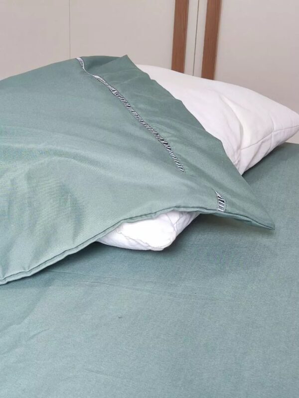 SH79 - Jogo de Lençol 03 Peças 400 Fios Cama Casal Queen - Imagem 12
