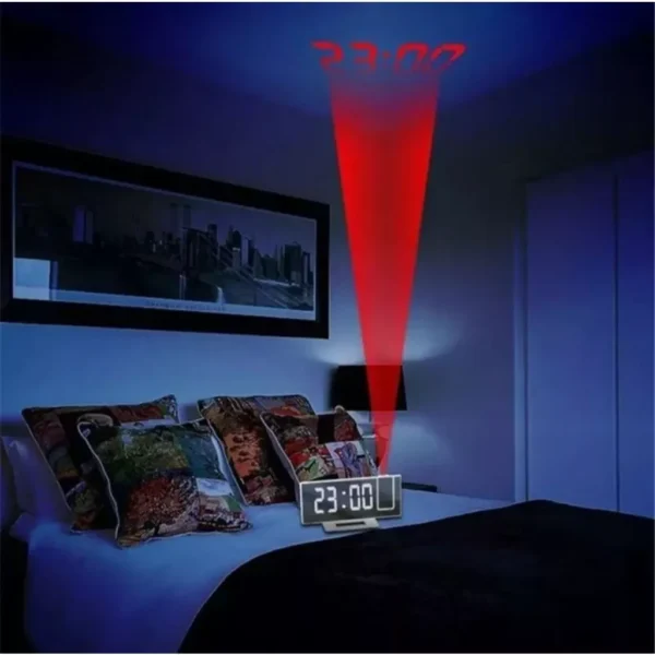 SH118 - Relógio De Mesa Com Projetor - Imagem 3