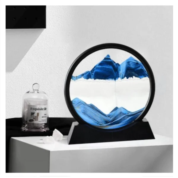 SH117 - Pintura de Areia Vidro Ampulheta 3D - Imagem 4
