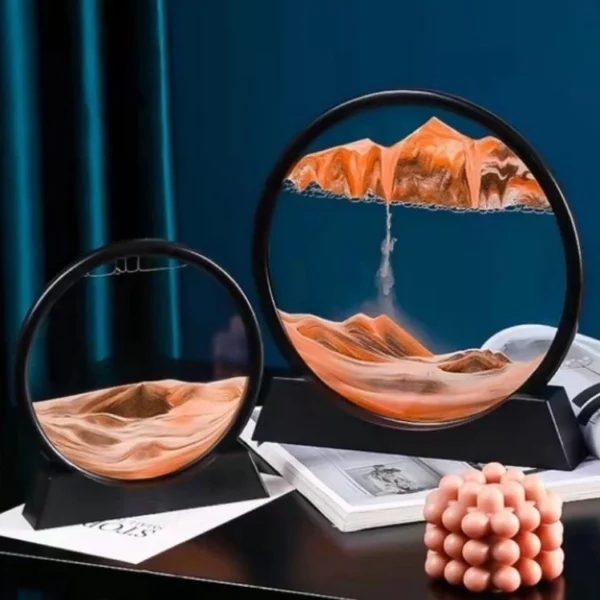 SH117 - Pintura de Areia Vidro Ampulheta 3D - Imagem 5