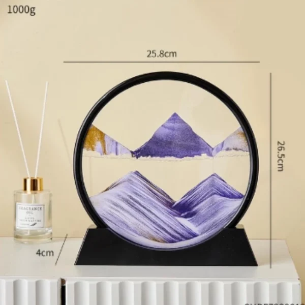 SH117 - Pintura de Areia Vidro Ampulheta 3D - Imagem 2