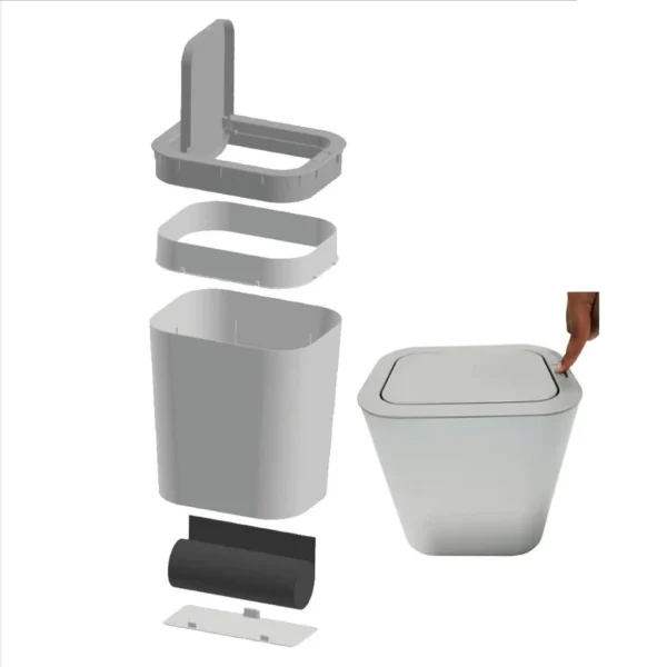 SH57 - Lixeira 12L Inteligente Automática - Imagem 4