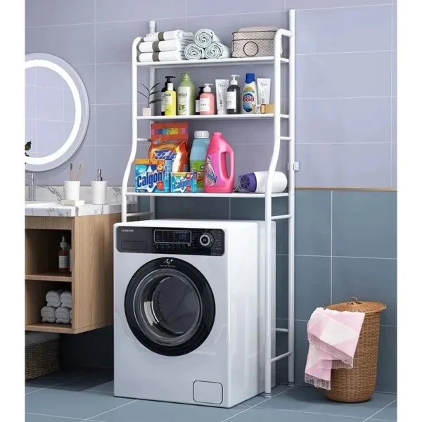 Rack Estante Lavanderia Prateleira Organizador Metal Casa Organização