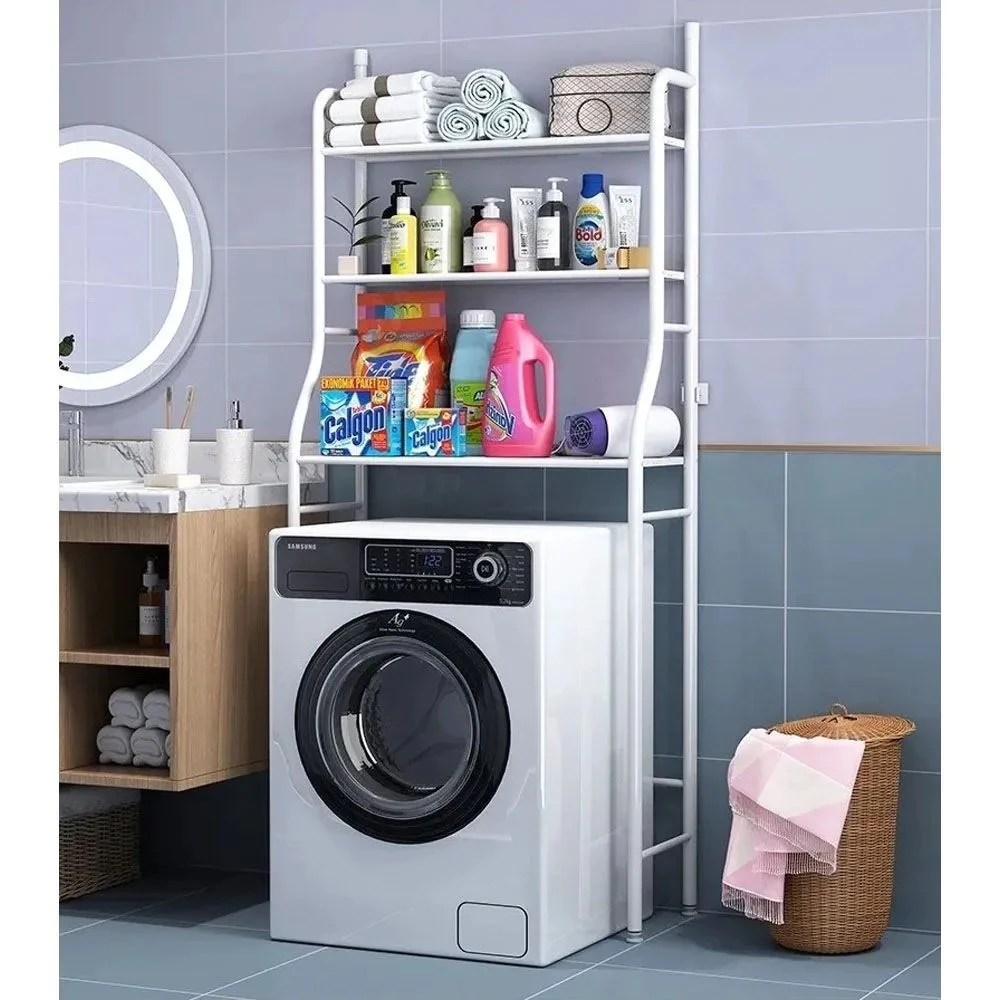 Rack Estante Lavanderia Prateleira Organizador Metal Casa Organização