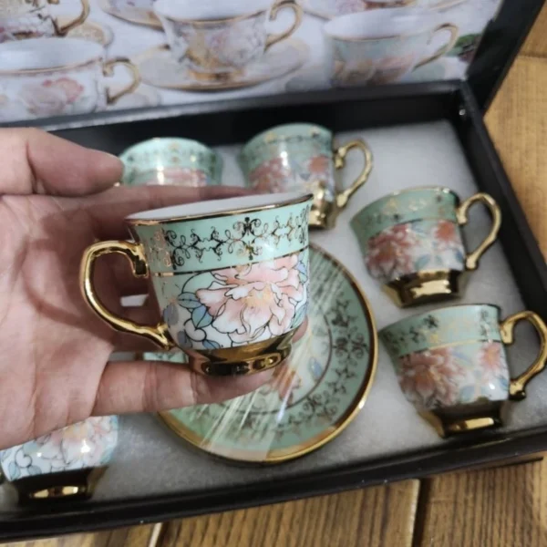 SH138 - Xícara de café kit com 12 peças - Imagem 4