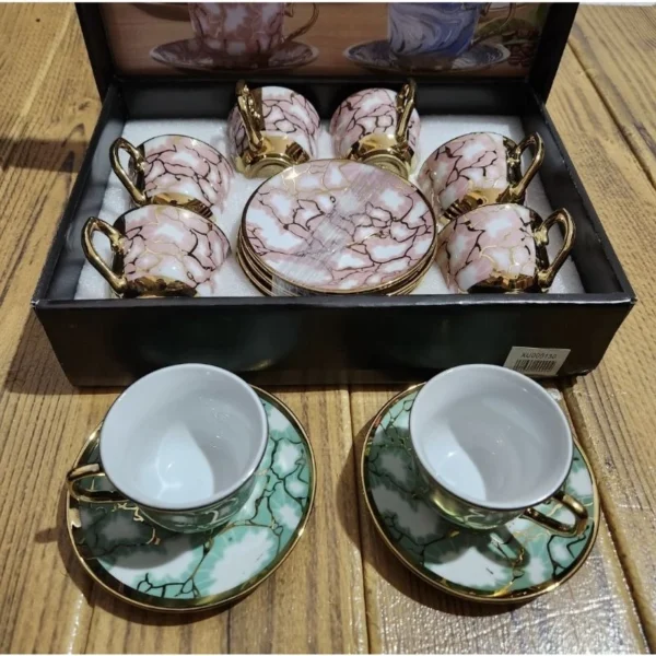 SH138 - Xícara de café kit com 12 peças - Imagem 5