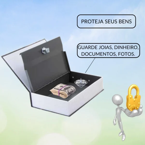 SH146 - Cofre Camuflado Com Chave - Imagem 2