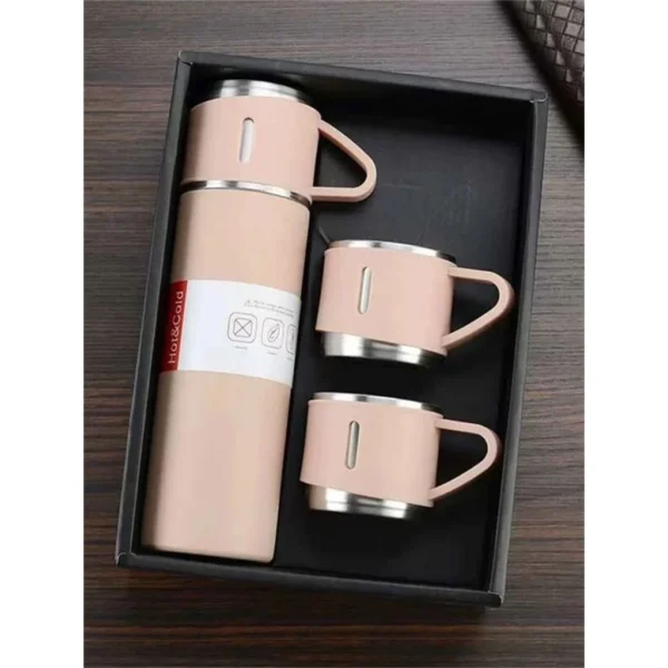 SH149 - Kit Garrafa e caneca Térmica Vacuum Bottle - Imagem 4