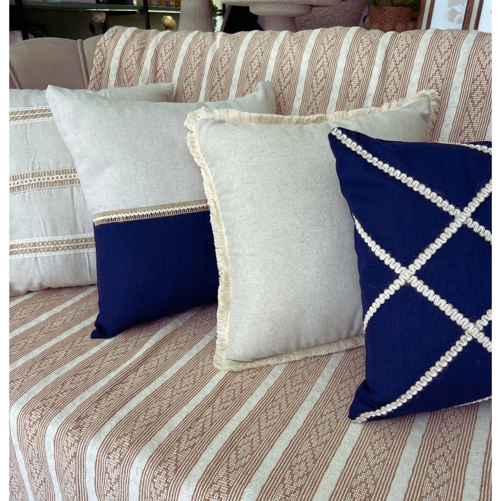 Kit 4 Capas De Almofada Estilo Boho Chic Rustico Decorativas